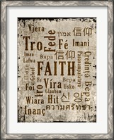 Framed Faith in Multiple Languages