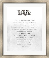 Framed Love Quote