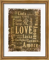 Framed Love in Multiple Languages