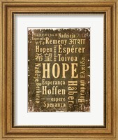 Framed Hope in Multiple Languages