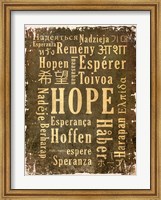 Framed Hope in Multiple Languages