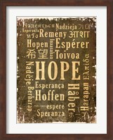 Framed Hope in Multiple Languages