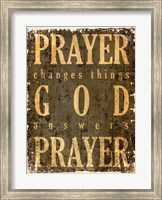 Framed Prayer Quote