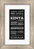 Framed African Countries II