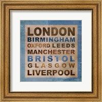 Framed United Kingdom Cities II