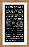 Framed Paris IV