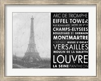 Framed Eiffel Tower Paris
