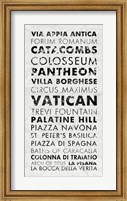 Framed Rome I