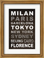 Framed World Cities I