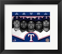 Framed Texas Rangers 2013 Team Composite