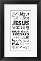 Framed Jesus Languages