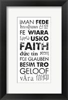 Framed Faith Languages