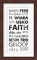 Framed Faith Languages