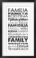 Framed Family Languages