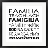 Framed Family Square