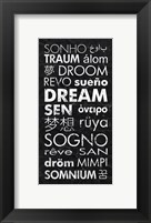 Framed Dream in Different Languages