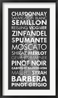 Wine Around the World Framed Print