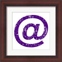 Framed Purple Ampersat