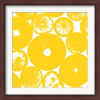 Framed Yellow Lemon Slices