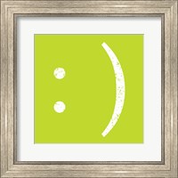 Framed Lime Smiley