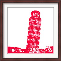 Framed Pisa in Red