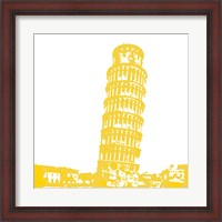 Framed Pisa in Yellow