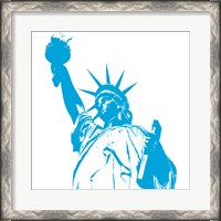 Framed Blue Liberty