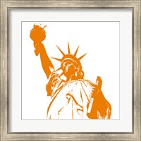 Framed Orange Liberty