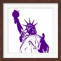 Framed Purple Liberty