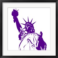 Framed Purple Liberty