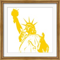 Framed Yellow Liberty