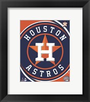 Framed 2012 Houston Astros Team Logo