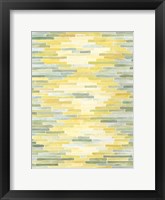 Green & Yellow Reflection II Framed Print