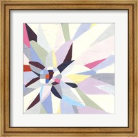 Framed Geometric Dahlia I