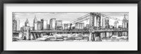 Pen & Ink Cityscape I Framed Print