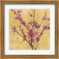 Framed Fuchsia Blossoms I