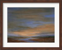 Framed Wetlands Sunset