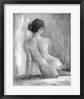 Figure in Black & White I Framed Print