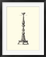 Framed B&W Antique Candlestick II