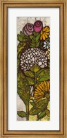 Framed Batik Flower Panel I