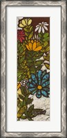 Framed Batik Flower Panel II