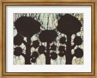 Framed Batik Hedges I