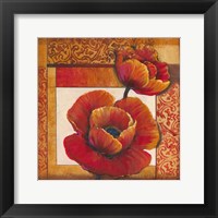 Framed Poppy Pattern I