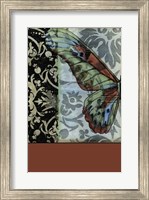 Framed Butterfly Tapestry I
