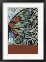 Framed Butterfly Tapestry II