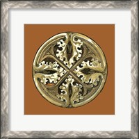 Framed Graphic Medallion VI