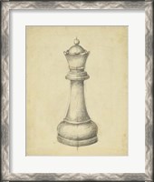 Framed Antique Chess III