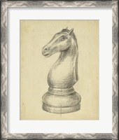 Framed Antique Chess IV