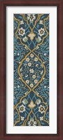 Framed Cobalt Tapestry II