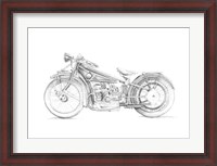 Framed Motorcycle Sketch I